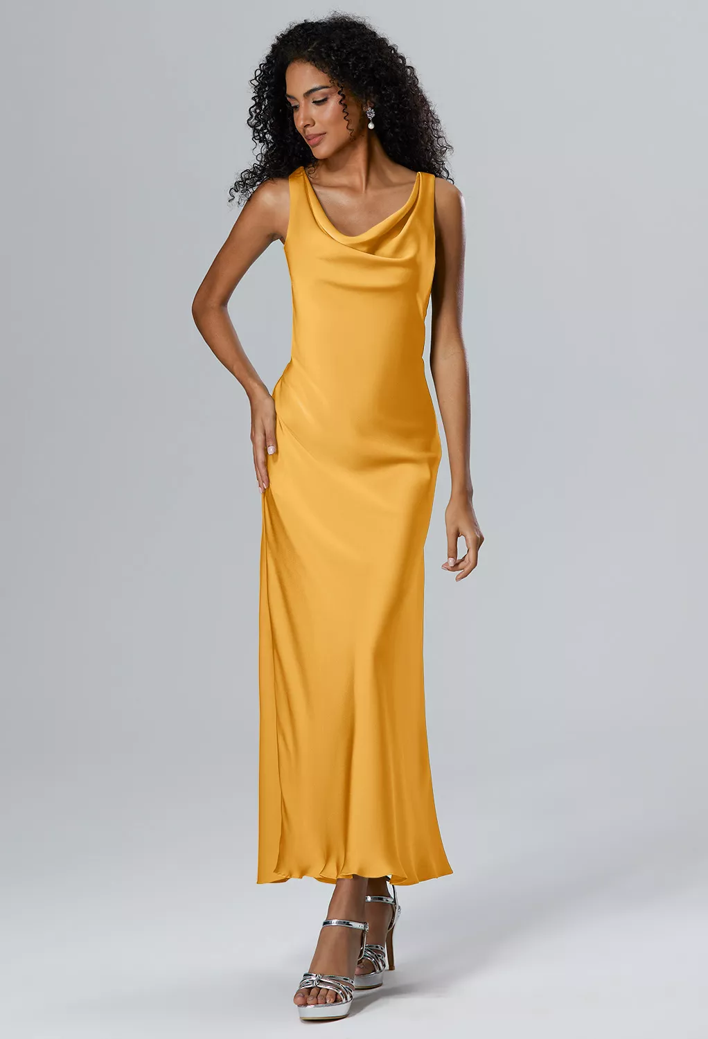AW Ottilie Mango  Spring Wedding Guest Dresses